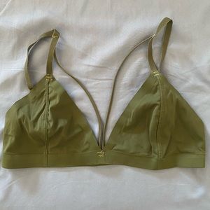 Urban outfitters olive green bralette - M